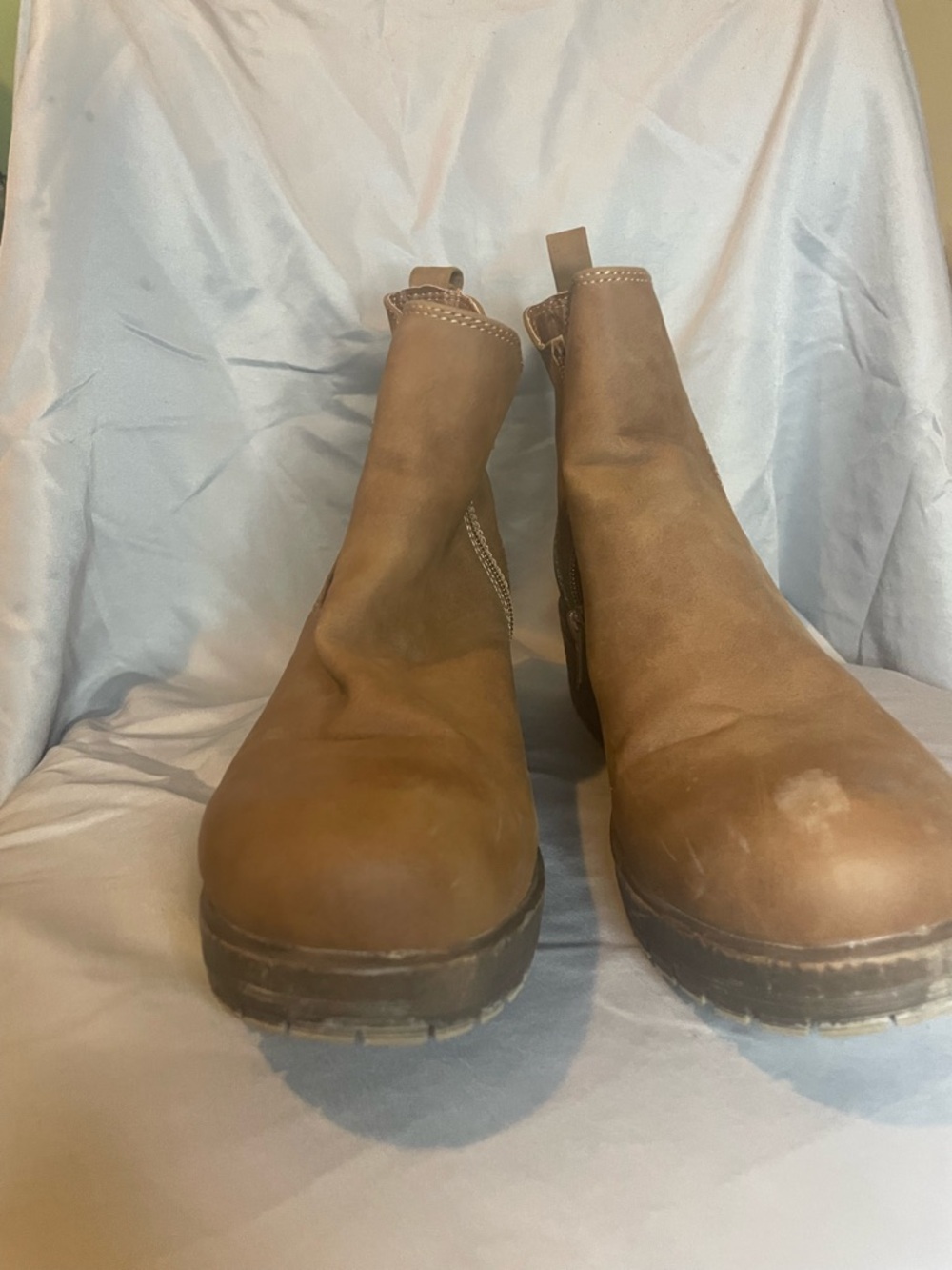 Brown Leather Chelsea Boots